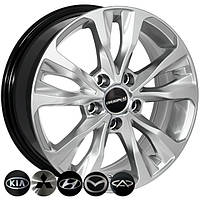 Литые диски ZW Hyundai (BK5212) R16 W6.5 PCD5x114.3 ET40 DIA67.1 (HS)