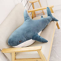 Мягкая плюшевая игрушка Акула 110 см / Подушка обнимашка для детей / Большая плюшевая Акула