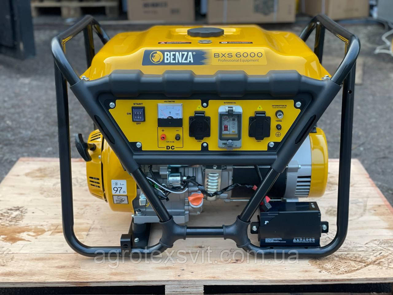 ГЕНЕРАТОР BENZA BXS 6000 AVR 6kW 230V Іспанія Бензиновий, фото 1