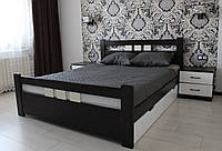 Двуспальная кровать Геракл из массива бука безупречного качества