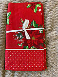 Скатертина новорічна на стіл на 12 осіб 130х220 см, фото 4