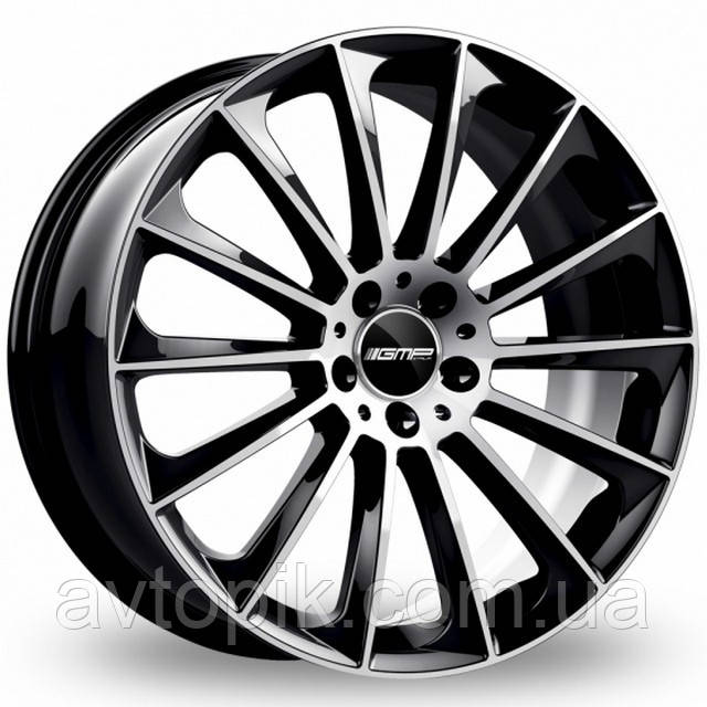 Литые диски GMP Italia Stellar R19 W9.5 PCD5x112 ET35 DIA66.6 (black polished) - фото 1 - id-p1202824106