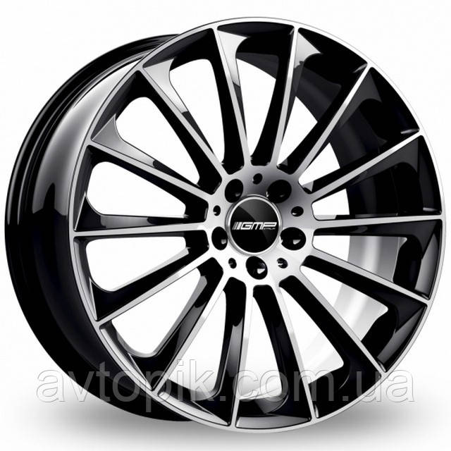 Литые диски GMP Italia Stellar R20 W8.5 PCD5x112 ET35 DIA66.6 (black polished) - фото 1 - id-p1202824128