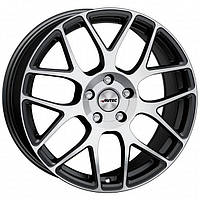 Литые диски Autec Hexano R17 W7.5 PCD5x120 ET37 DIA70.1 (matt black polished)