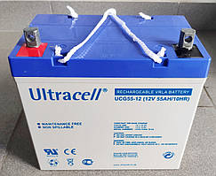 Акумуляторна батарея Ultracell UCG55-12 GEL 12 V 55 Ah (229 x 138 x 210)