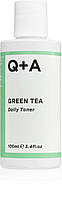 Успокаивающий тонер для лица с зеленым чаем Q+A Green Tea Daily Toner 100 мл