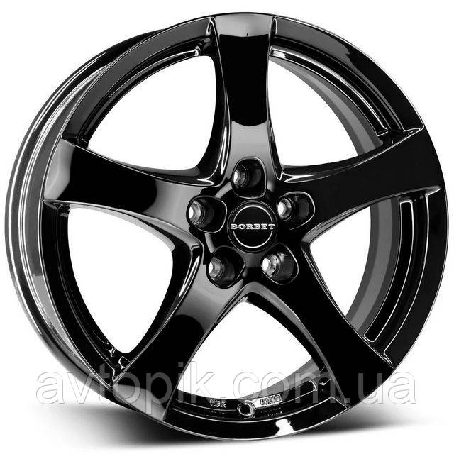 Литі диски Borbet F R17 W7 PCD5x114.3 ET50 DIA72.5 (gloss black)