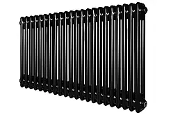 Горизонтальний радіатор дизайнерський Bari II G 22/1010 Чорний матовий 500*1010