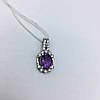 Срібний кулон. Аметист, фото 3