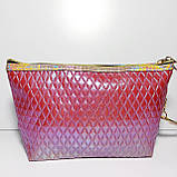 Косметичка прямокутної форми райдужний принт, фото 2