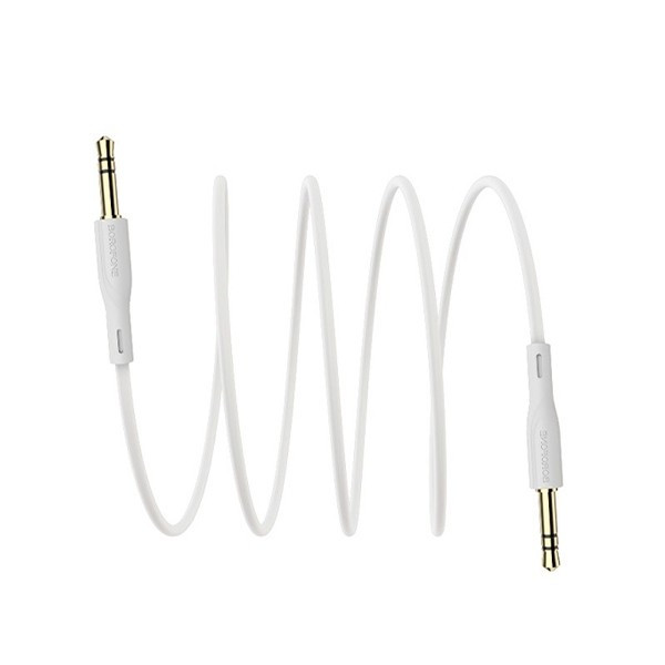 Аудіо-кабель AUX BOROFONE BL1 Audiolink AUX audio cable white