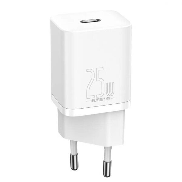 Зарядний пристрій Baseus Super Si Quick Charger 1C (25W)  White (CCSP020102)