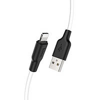 Кабель HOCO X21 Plus Silicone Lightning 2.4A/0.25m Black-Red