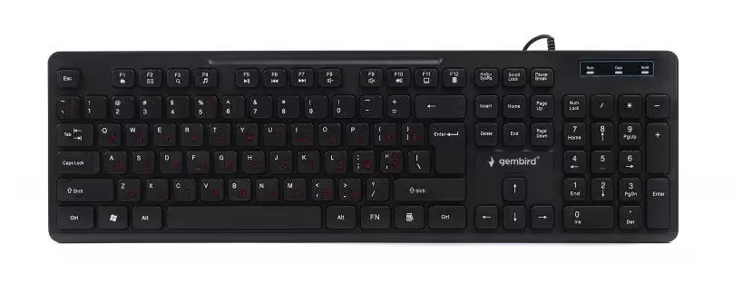 Клавіатура дротова Gembird KB-MCH-04-UA Black USB