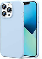 Чехол для телефона iPhone 13 Pro силиконовый UGREEN LP545 Silky Silicone Sierra Blue (90333) защитный