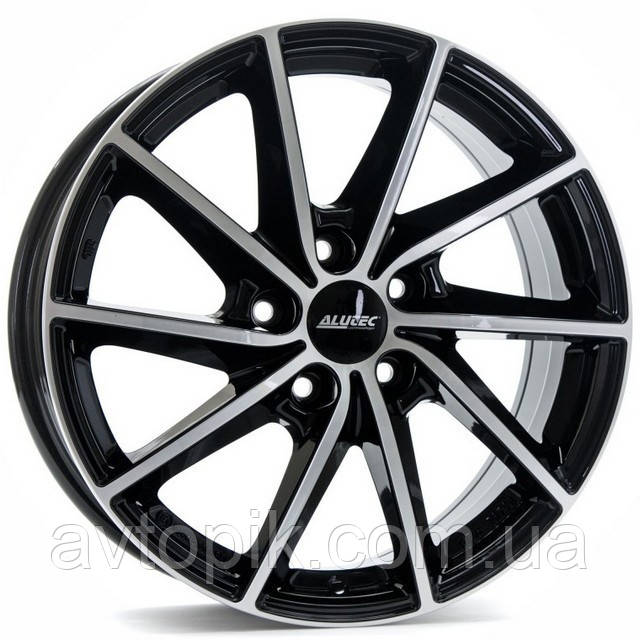 Литі диски Alutec Singa R16 W6.5 PCD5x114.3 ET42.5 DIA67.1 (diamond black front polished)