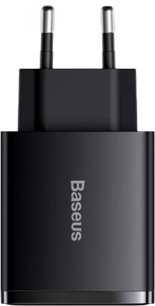 Зарядний пристрій Baseus Compact Quick Charger 2U+C 30W EU Чорний (CCXJ-E01)