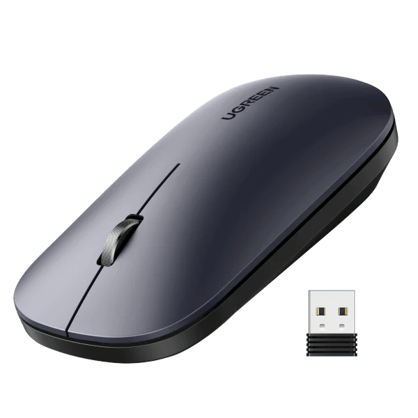 Мишка  MU001 UGREEN Portable Wireless Mouse black (90372)