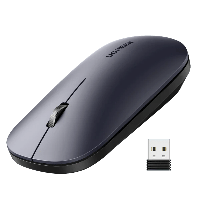 Мишка MU001 UGREEN Portable Wireless Mouse black (90372)