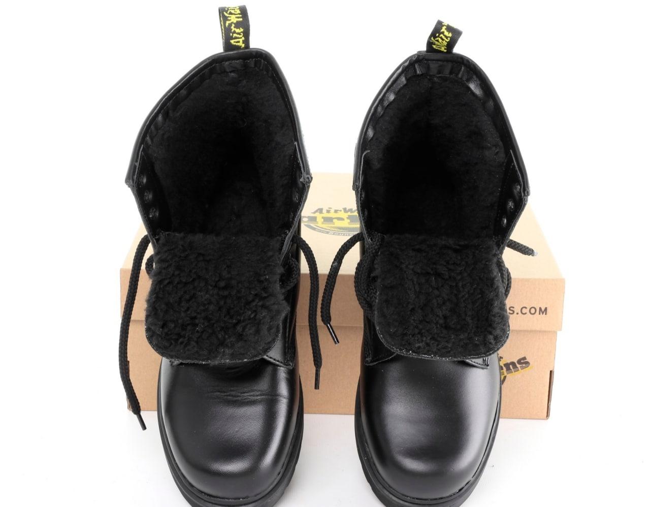 Мужские зимние ботинки Dr. Martens 1460 Black (Мех), др мартенс, чоловічі черевики Dr Martens, ботінки мартінс - фото 3 - id-p1432702747