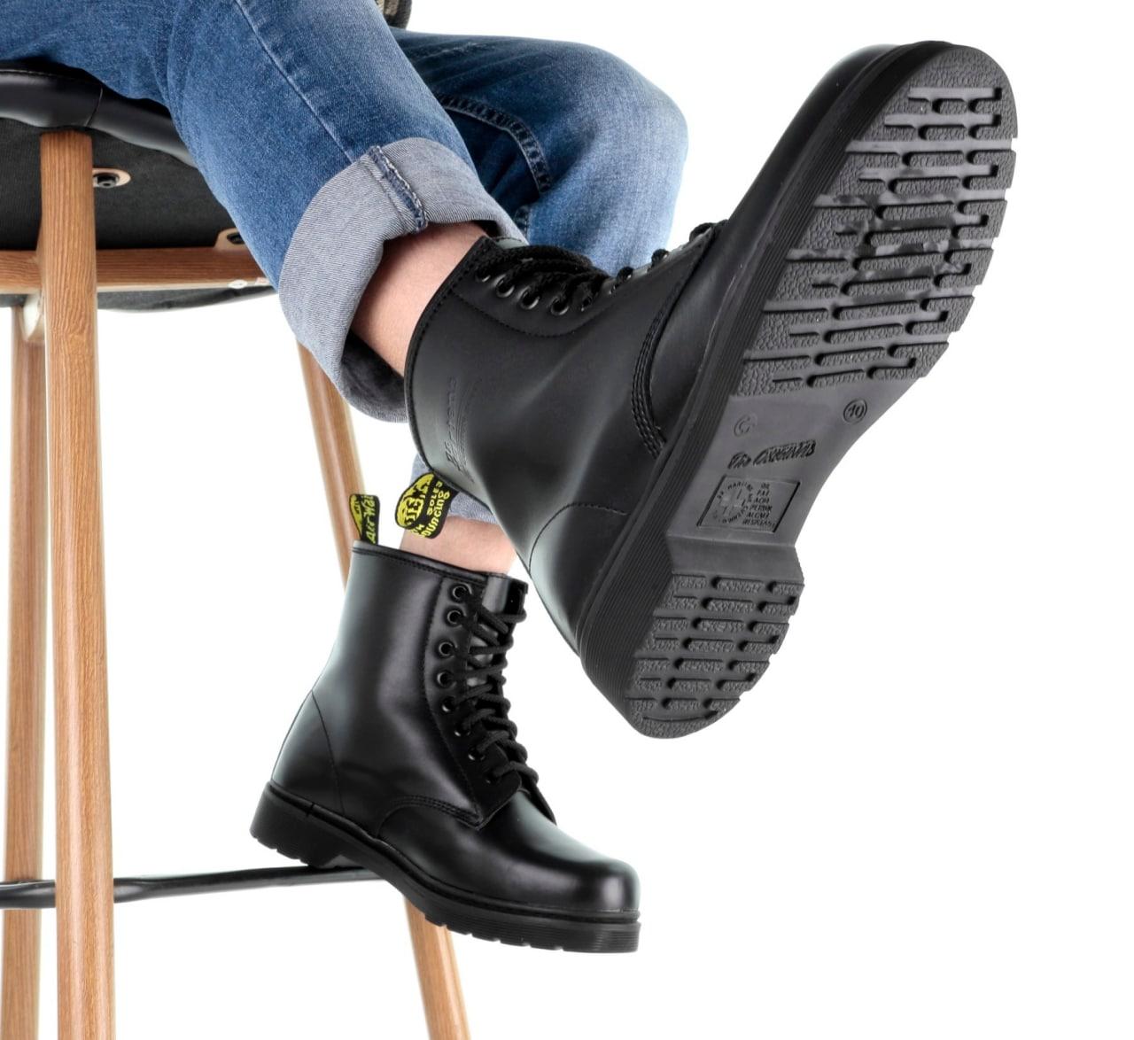Мужские зимние ботинки Dr. Martens 1460 Black (Мех), др мартенс, чоловічі черевики Dr Martens, ботінки мартінс - фото 8 - id-p1432702747