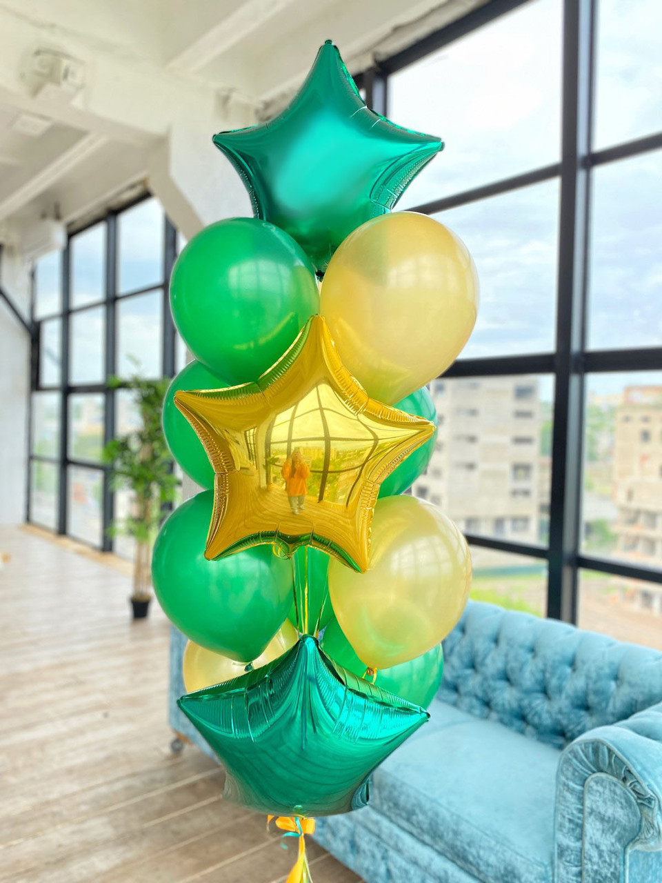 Зв'язка гелевих куль "Новий рік", фото 1