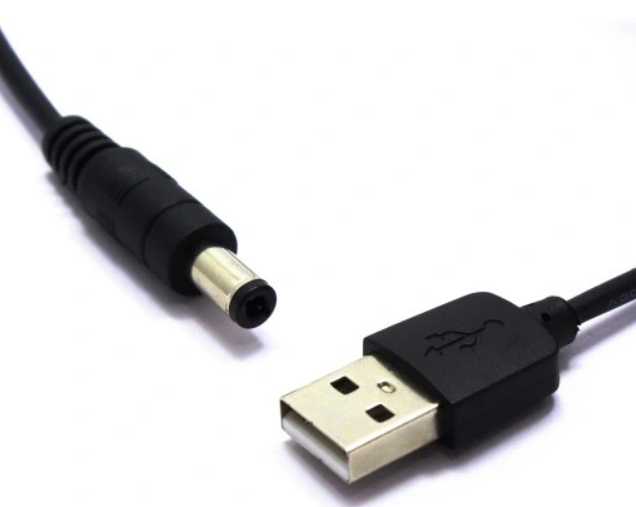 Кабель для роутера USB від павербанка 5,5х2,5 мм