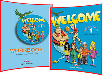 Welcome 1. Pupil's+Workbook. Комплект книг з англійської мови. Підручник+Зошит. Express Publishing