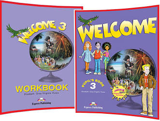 Welcome 3. Pupil's+Workbook. Комплект книг з англійської мови. Підручник+Зошит. Express Publishing