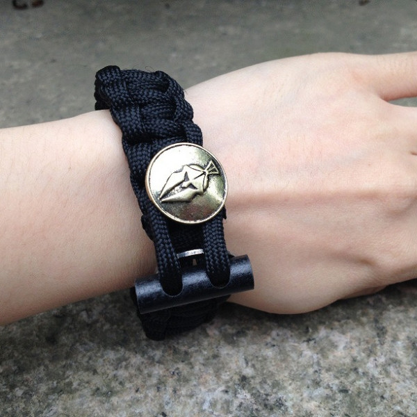 Браслет із паракорду Spartan з кресалом і ножем