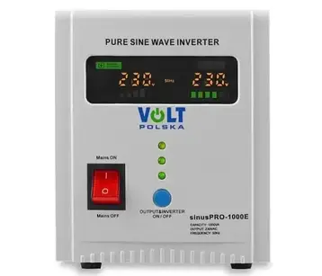 Джерело безперебійного живлення Volt Polska Sinus PRO 1000E 12V/230V, фото 3