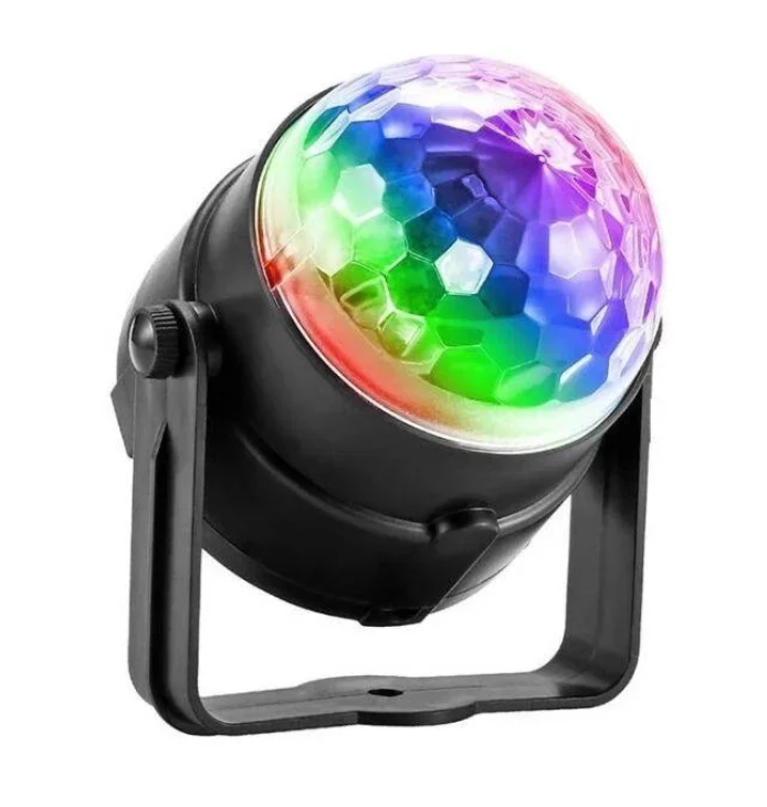 Світлодіодна диско-куля Led Party Light | Світлодіодна різнокольорова лампа, фото 1