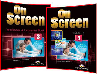 On Screen 3. Student's+Workbook. Комплект книг з англійської мови. Підручник+Зошит. Express Publishing