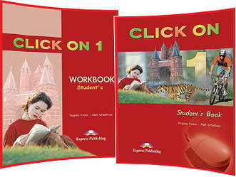 Click On 1. Student's Book+Workbook. Комплект книг з англійської мови. Підручник+Зошит. Express Publishing