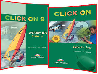 Click On 2. Student's Book+Workbook. Комплект книг з англійської мови. Підручник+Зошит. Express Publishing