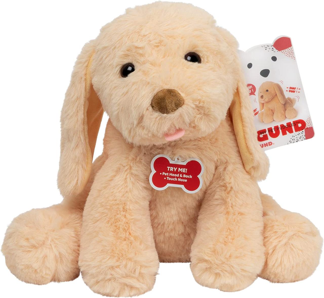 Інтерактивний собачка для малюків Baby GUND My Pet Puddles Animated Plush, фото 1