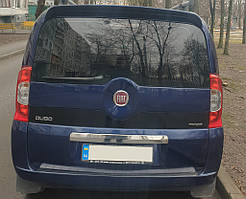 Накладка над номером (нерж.) Carmos - Турецька сталь для Citroen Nemo