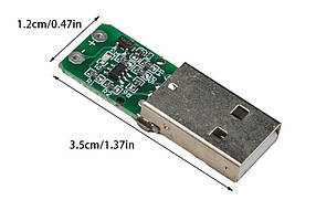 Quick Charge (QC) USB type-A (male) trigger тригер 12v max 2.5a 30w + корпус (A class) 1 день гар., фото 3