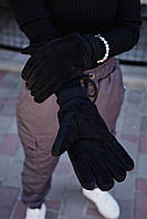 Зимние женские перчатки Bardusov Black,Теплые перчатки для девушек из хлопка