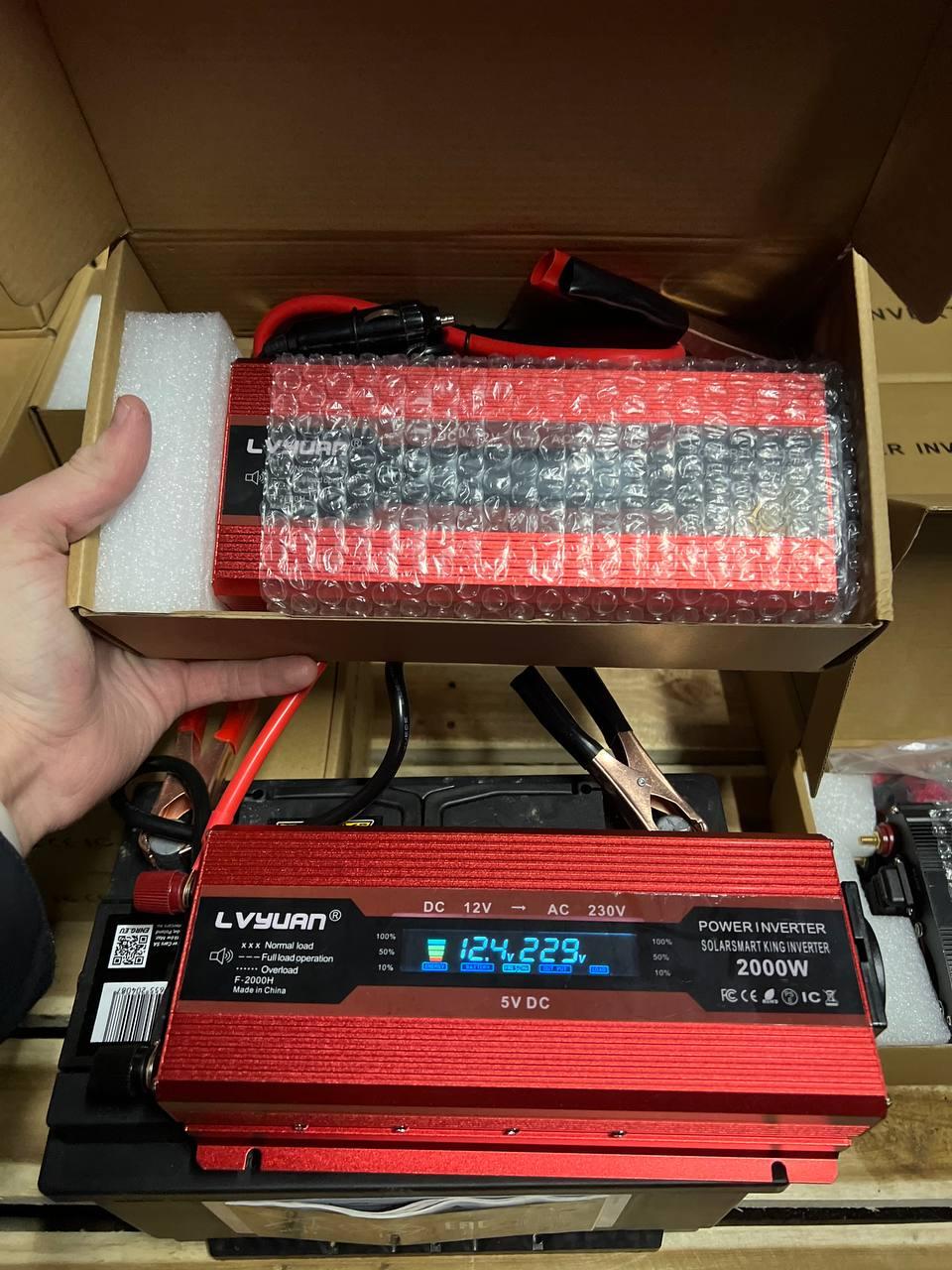 Купить Инвертор 12 на 220 2000w , Преобразователь для Аккумулятора ...