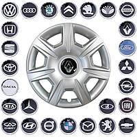 Ковпаки колес гнучкі R15 SKS-327 на Renault с лого авто