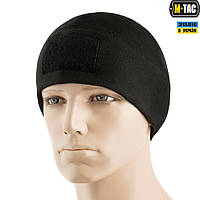 M-Tac шапка Watch Cap Elite флис (270г/м2) с липучкой Black XL/61-62