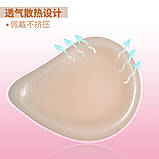 Протез молочної залози у формі груші, силіконовий після мастектомії 250 г права, фото 5