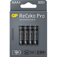 Аккумулятор R3 800 mAh GP ReCyco Professional AAA (цена за 1 аккум)