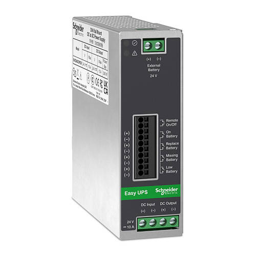 Купить APC ИБП Easy UPS, DC-DC 24В, монтаж на DIN-рейку, промышленный ...