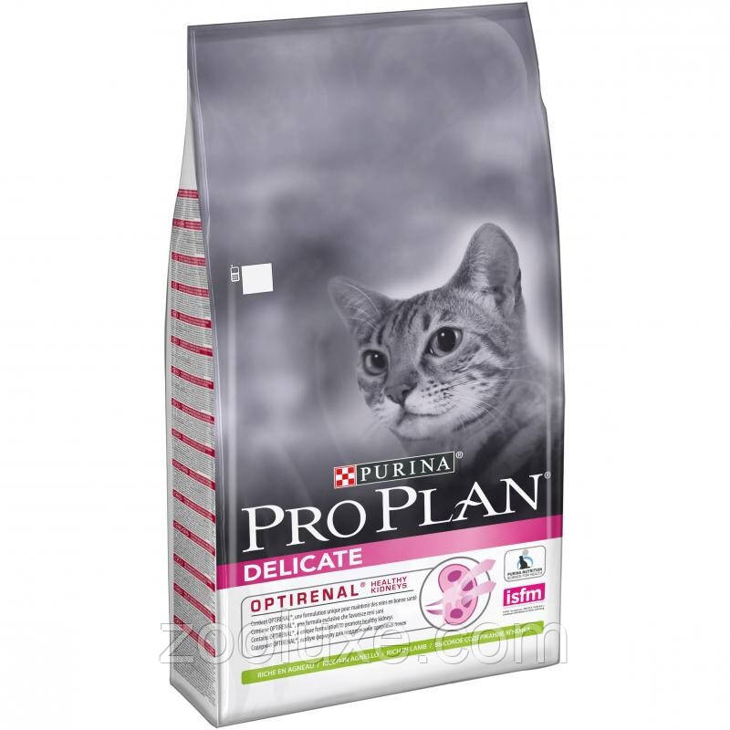 Purina Pro Plan Delicate Lamb 1,5 кг / Пурина Про План Делікет Ягня 1,5 кг — корм для кішок і котів