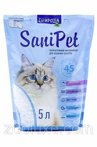 Наповнювач для котячого туалету Природа SaniPet 3,8 л
