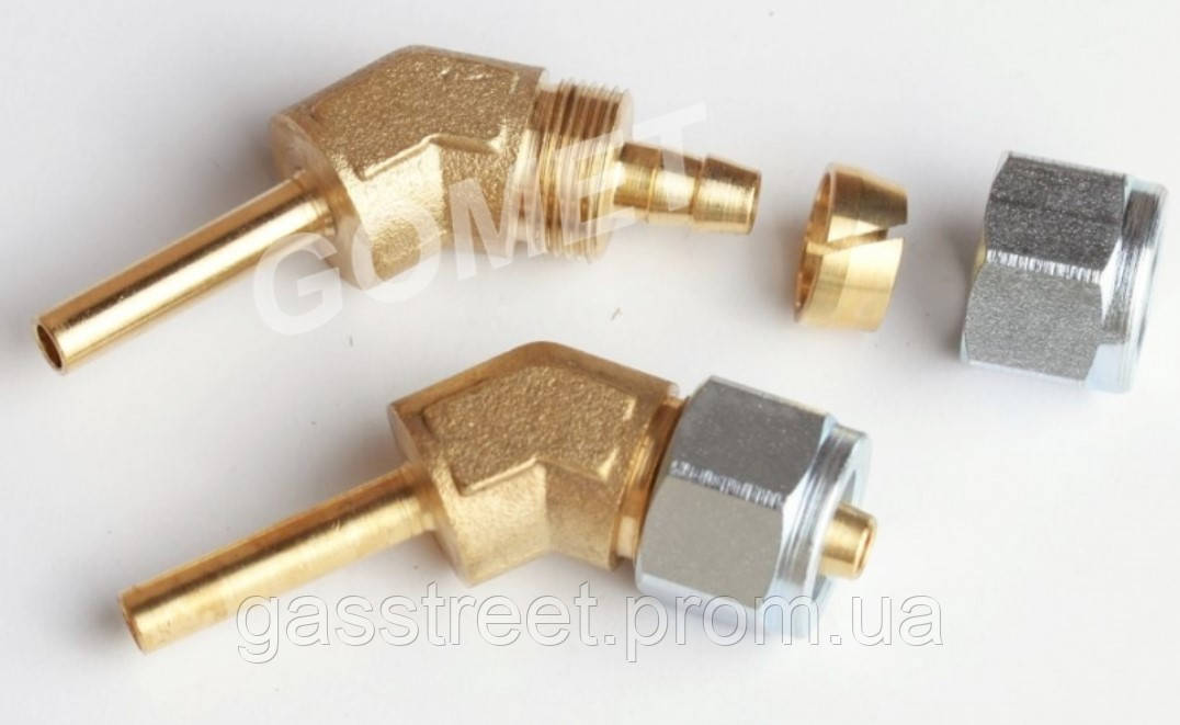 Штуцер Gomet Ø8, 135° Выход 6 Мм — Купить Недорого на Bigl.ua (1734182684)