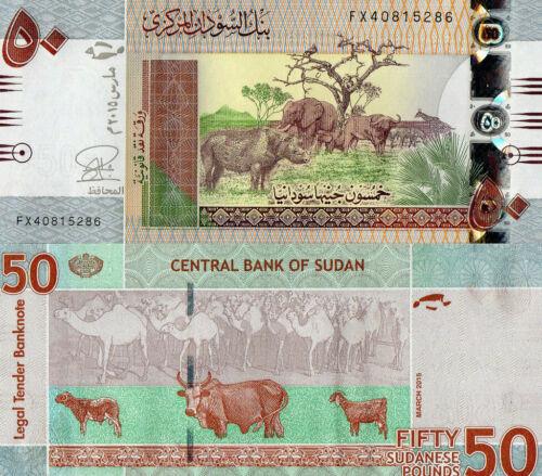 Судан / Sudan 50 pounds 2015 Pick 75 UNC