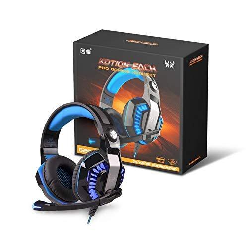 Навушники з мікрофоном провідні PC TUCCI G2000 RGB Black-Blue